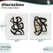 Stupell Industries Contemporary Hindsight Squiggles 2pc Framed Print Under Glass Set, design by Lucille Price